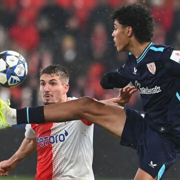 Slavia Praga e Athletic Bilbao empatam em 0 a 0 e permanecem fora da zona de classificação