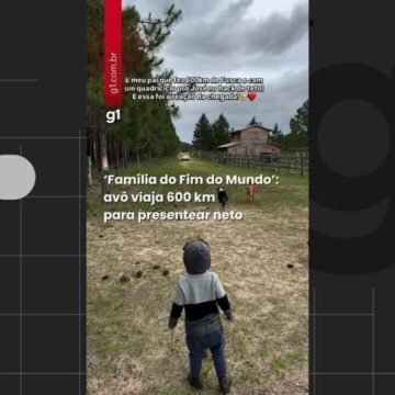 Vovô percorre 600 km de Fusca até o ‘fim do mundo’ para surpreender neto com presente
