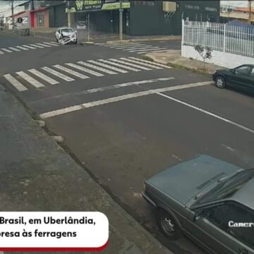 Acidente em Uberlândia: Passageira é Resgatada das Ferragens após Colisão no Bairro Brasil