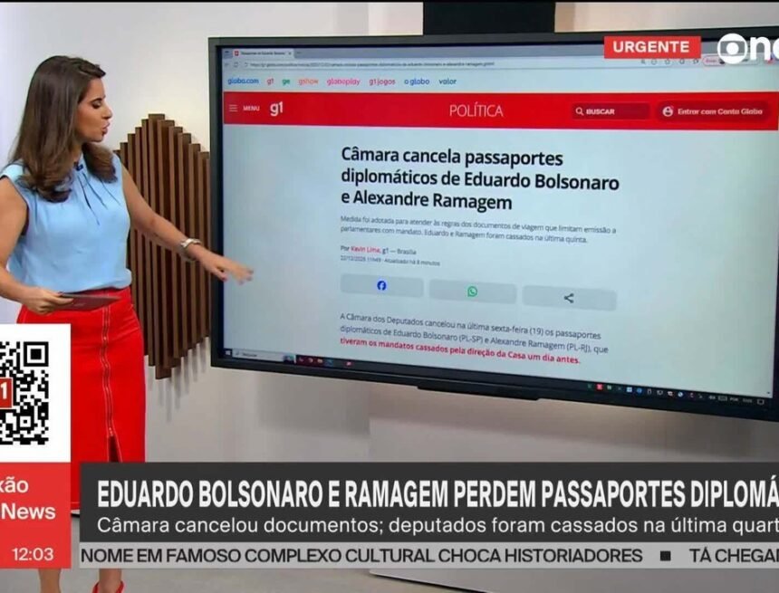 Câmara Decide Revogar Passaportes Diplomáticos de Eduardo Bolsonaro e Alexandre Ramagem
