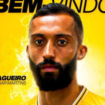 Reforço de peso: César Martins, ex-Benfica e Flamengo, é a nova contratação do Criciúma